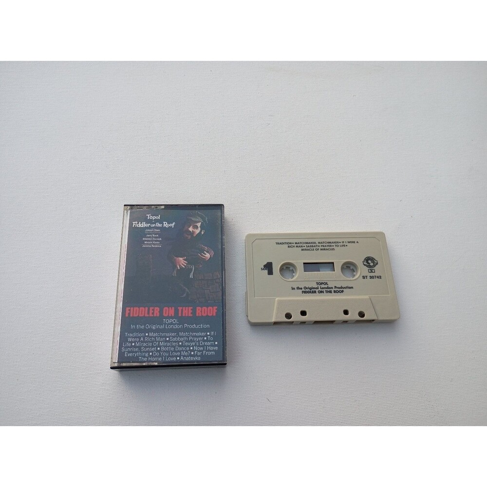 Topol Fiddler on the Roof Cassette OD Original London Production